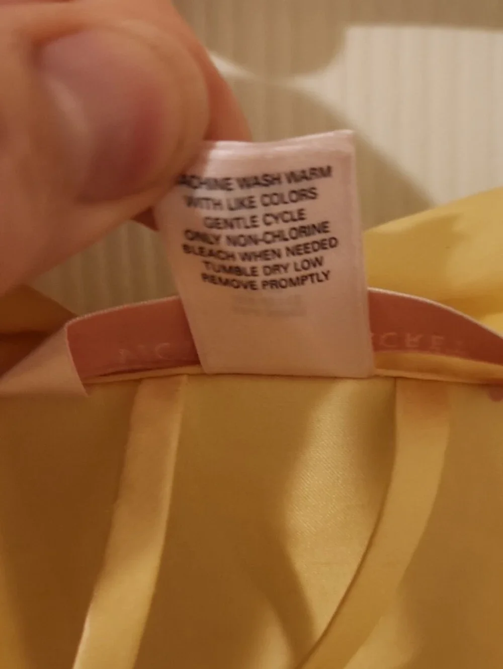 Vintage Victoria's Secret Yellow Satin Angel Robe Sz O/S